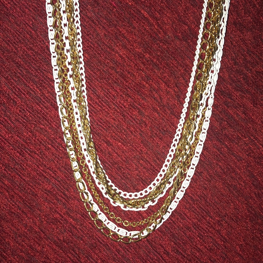 Vintage 6 Chain Necklace